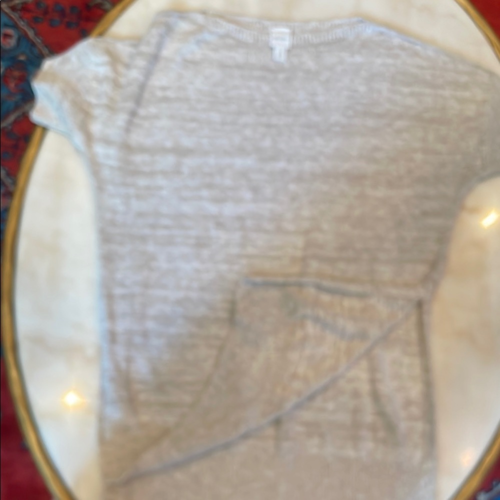 Oatmeal Short Sleeve sweater